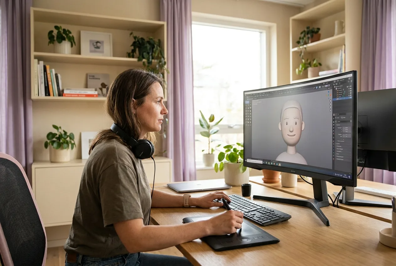 On crée l'agent et son visage